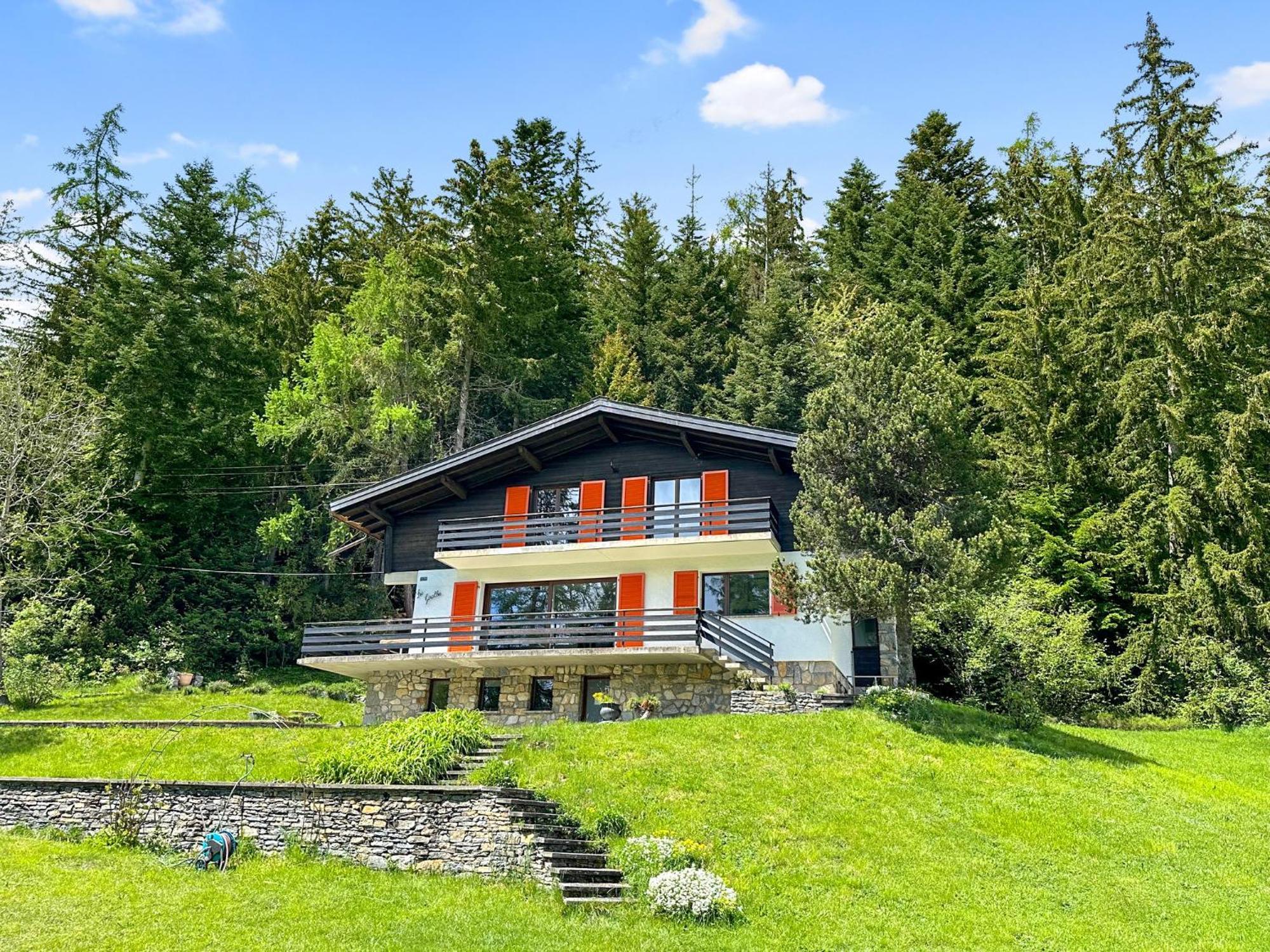 Chalet Familial Les Girolles Aux Portes D'Anzere Arbaz Экстерьер фото