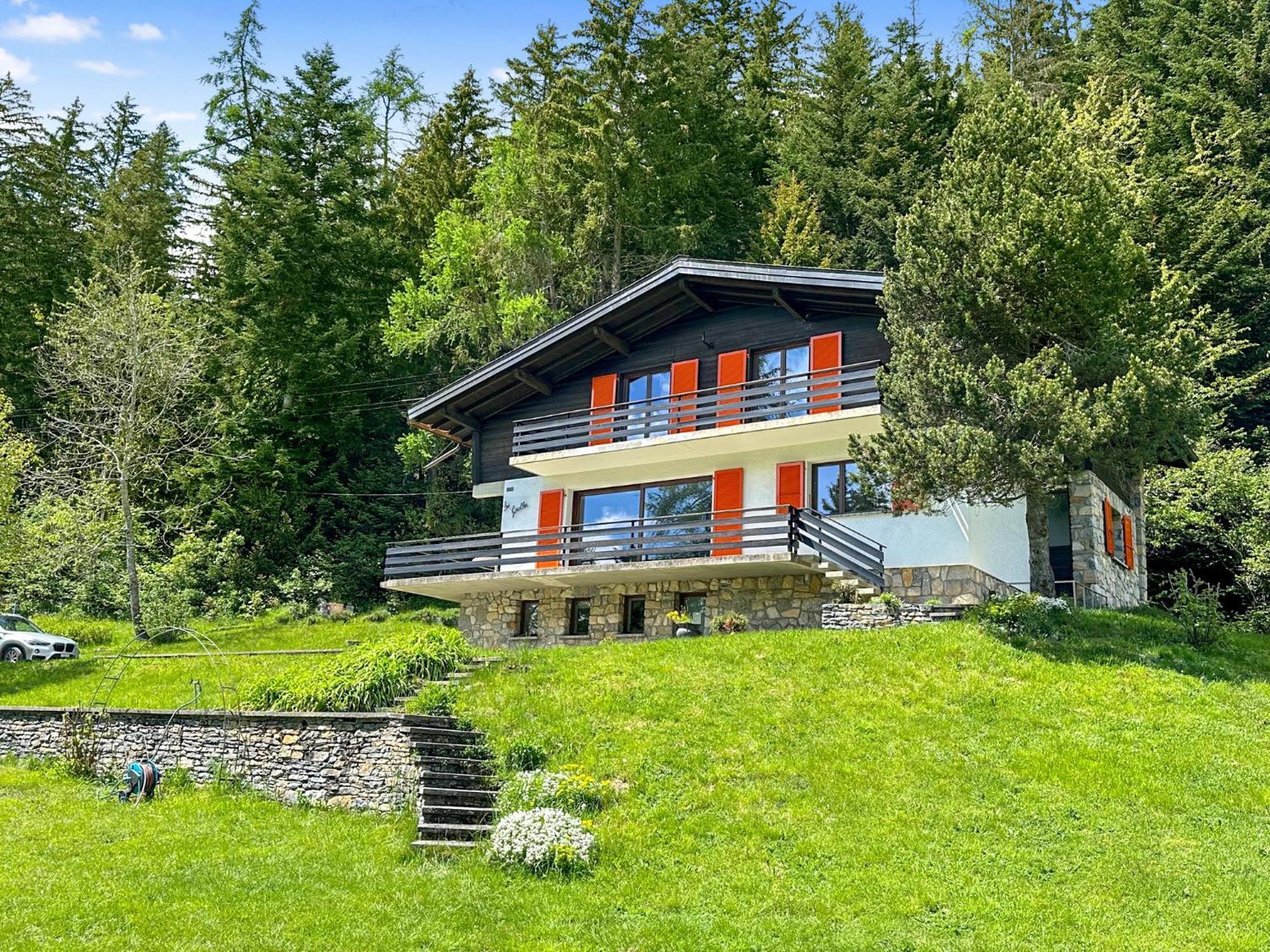 Chalet Familial Les Girolles Aux Portes D'Anzere Arbaz Экстерьер фото